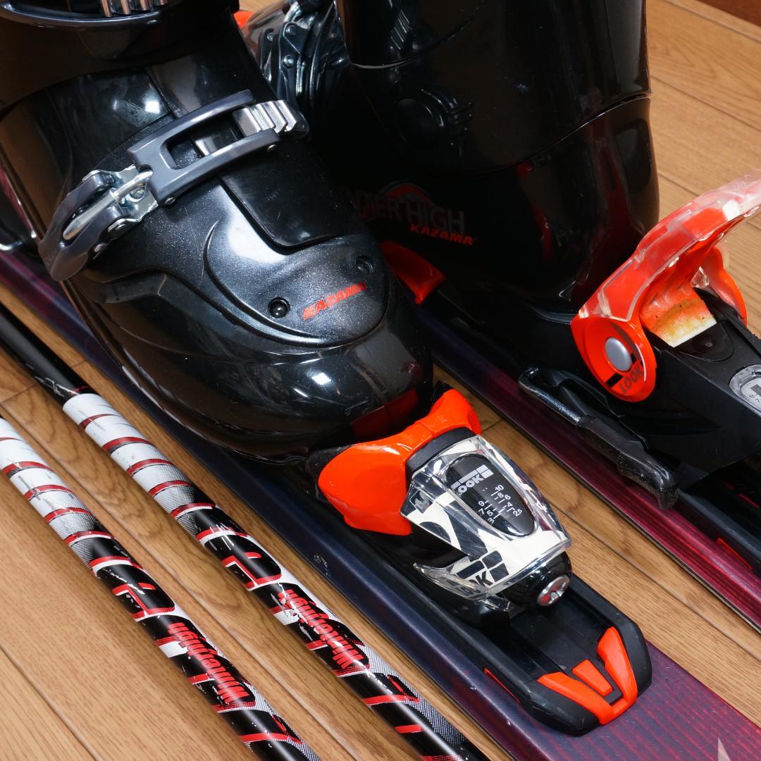 メンテ済 150cm 靴27cm HART スキーセット 靴未使用
