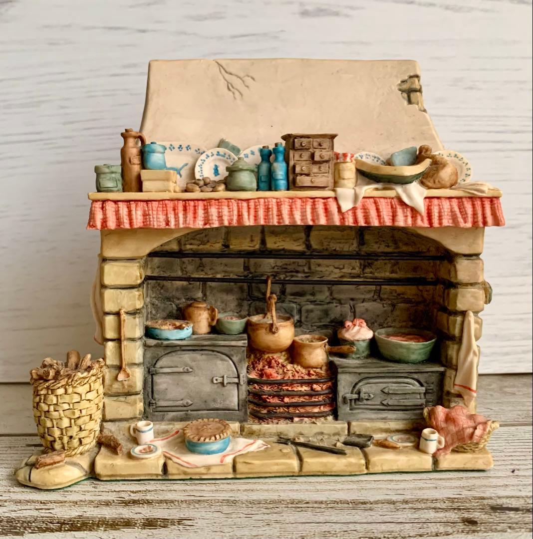 ブランブリーヘッジ 暖炉 フィギュア 置物 ボーダーファインアーツ