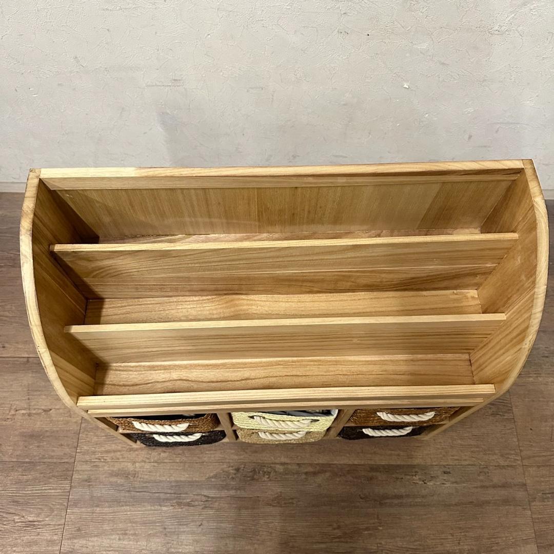 【新品・未使用】　ブックラック　マガジンラック　本棚　収納