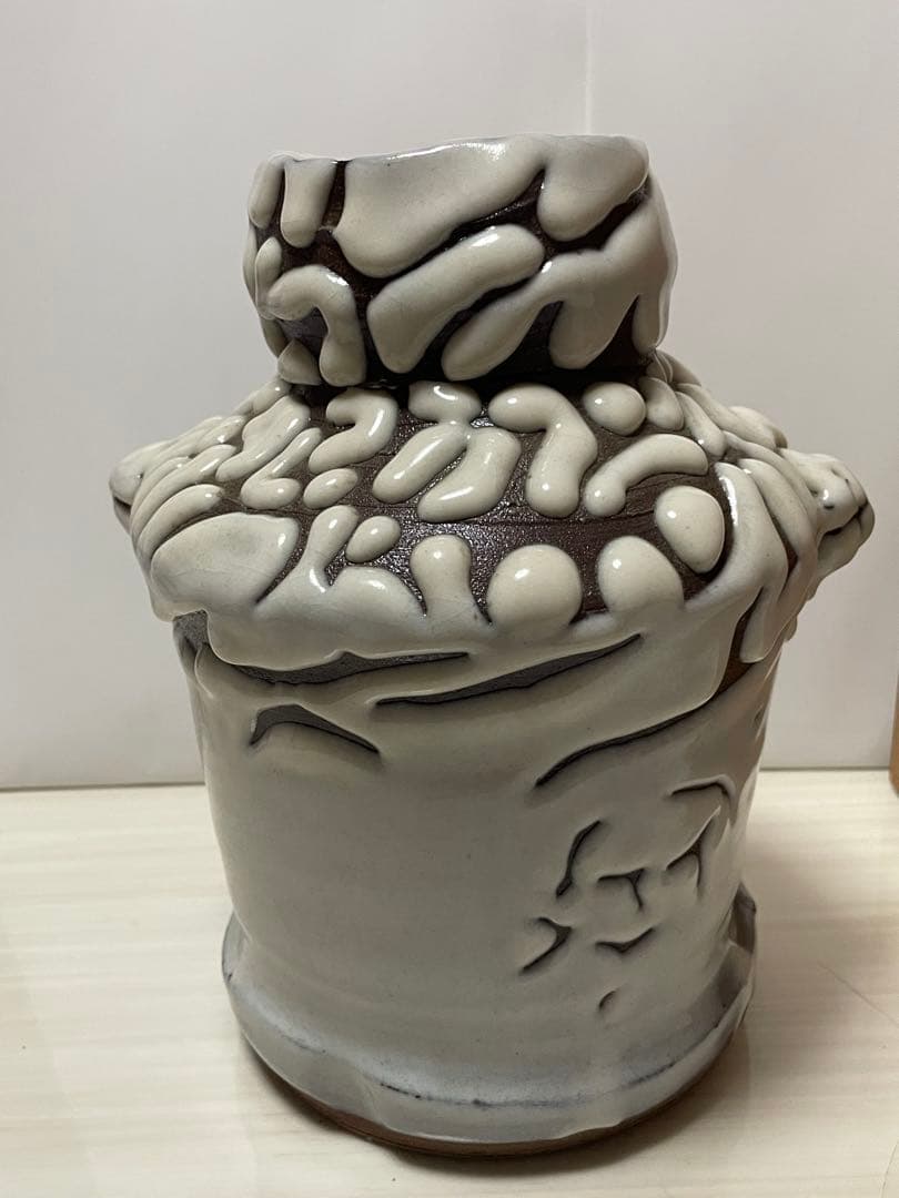 萩焼　白焼　鬼焼　椿窯　天鵬山　廣瀬淡雅　花瓶　　花器