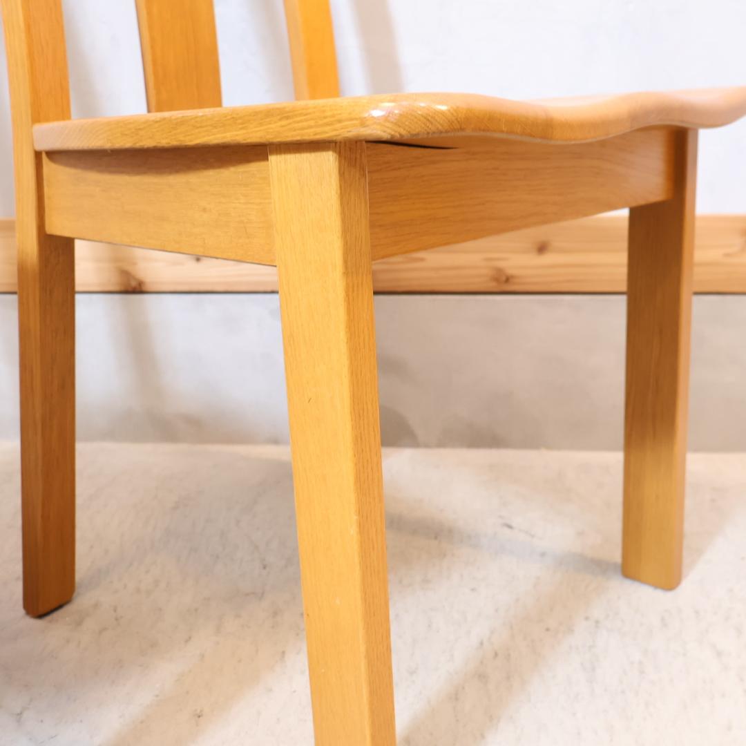 サントリー樽ものがたり オーク無垢 ダイニングチェア 2脚セット 楢材 椅子
