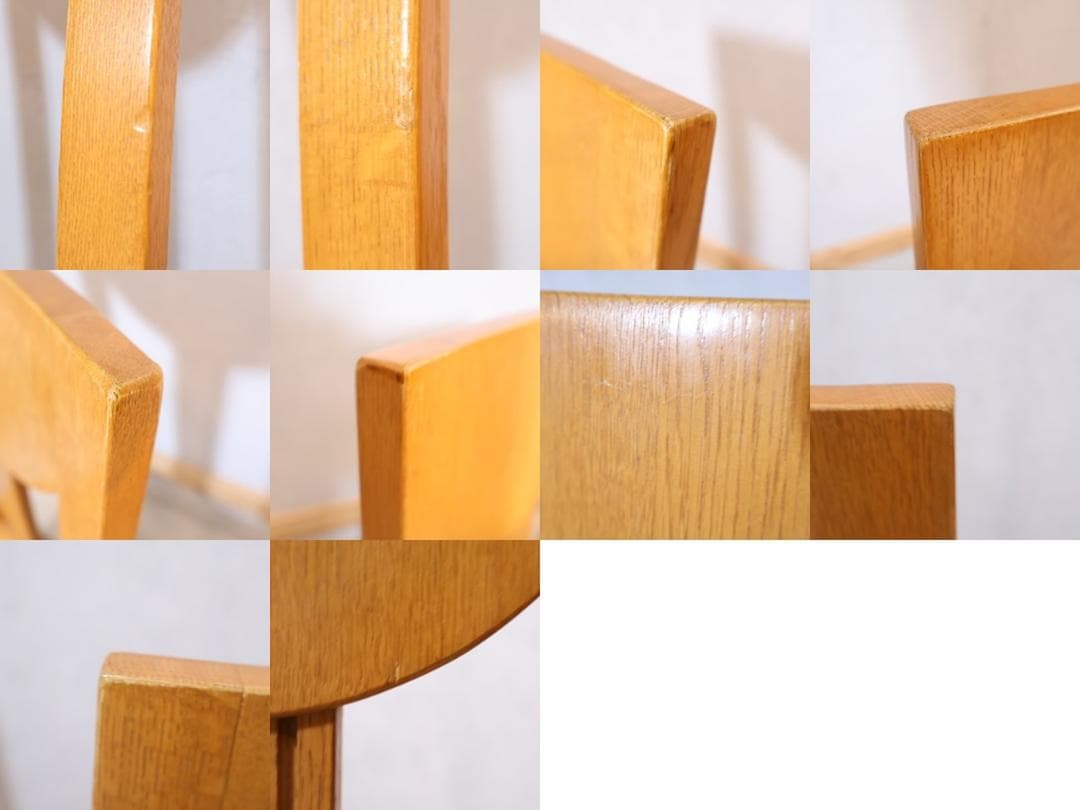 サントリー樽ものがたり オーク無垢 ダイニングチェア 2脚セット 楢材 椅子