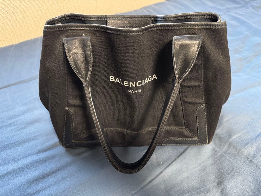 BALENCIAGA Navy スモールカバス S