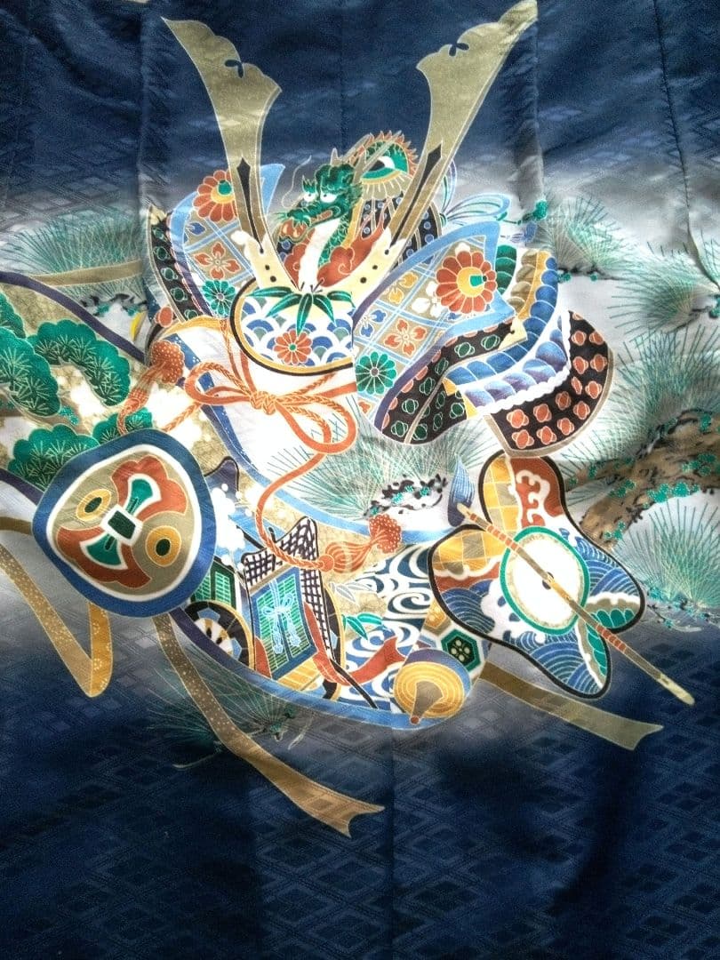 美品【七五三5歳用】羽織金蘭袴セット