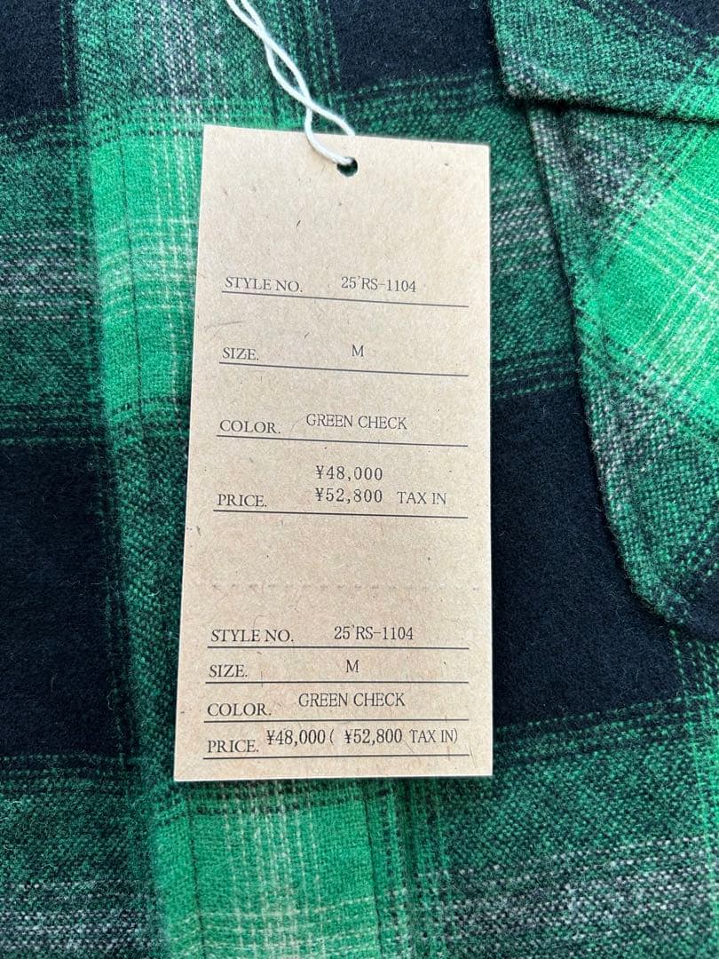 トップス RATS WOOL CHECK SHIRT JKT M