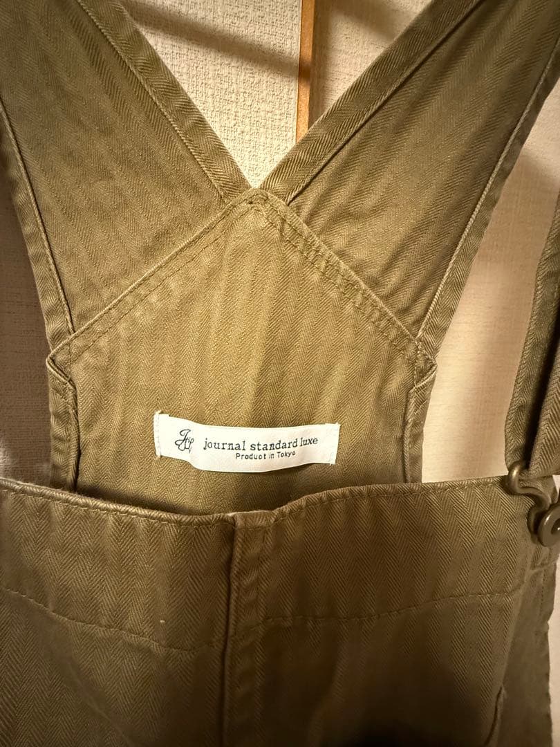 journal standard luxe ヴィンテージヘリンボンオーバーオール