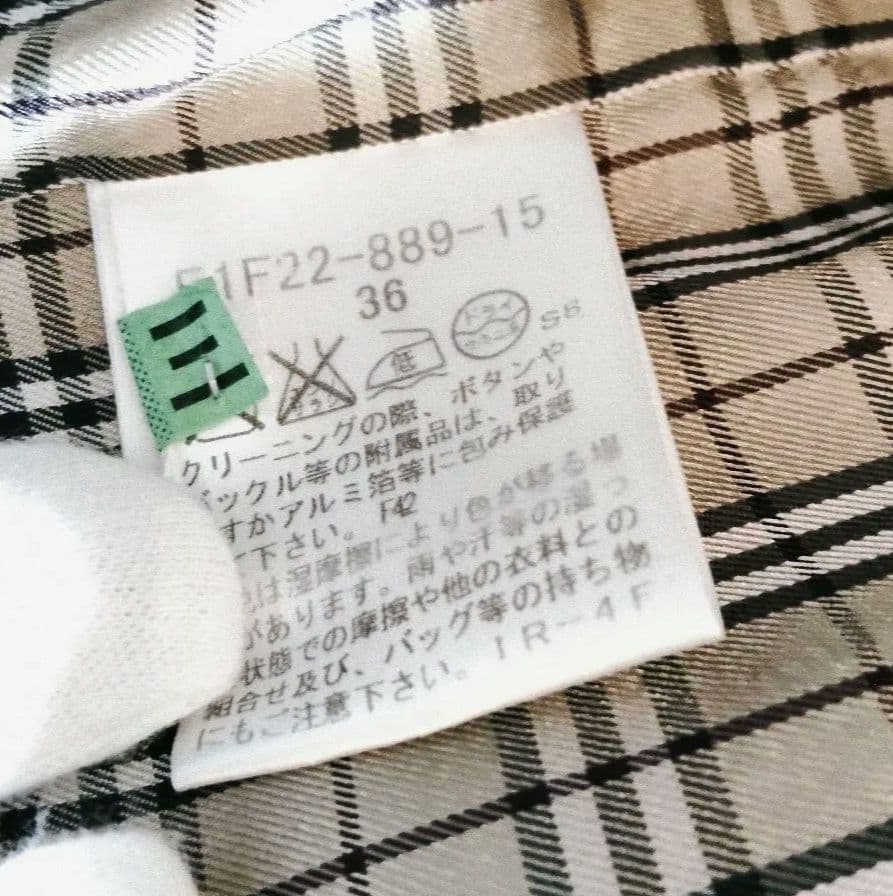 人気 バーバリー ブルーレーベル ダッフルコート ショート丈 ノバチェック