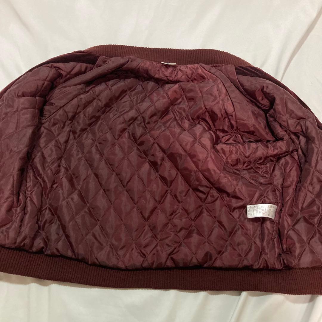 CPS 別珍 スカジャン 龍　日本地図　刺繍 1990's Mサイズ　ビンテージ