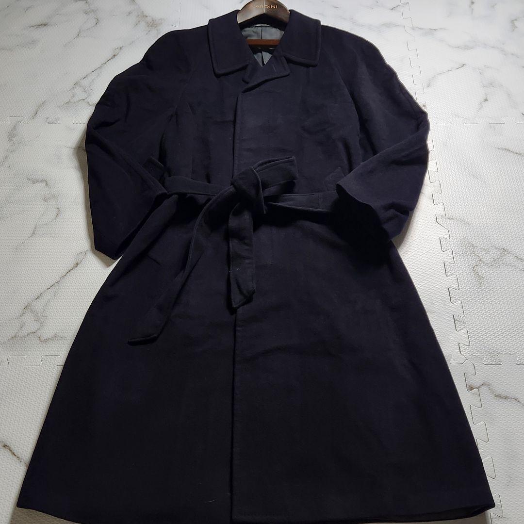 XXL相当 dunhill ステンカラーコート 総カシミヤ 2way ベルト