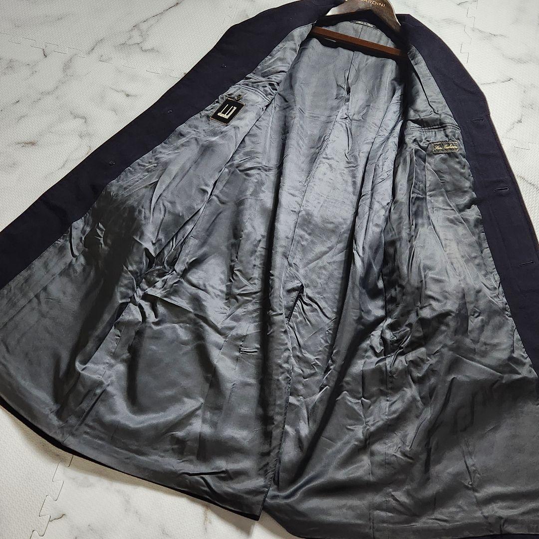 XXL相当 dunhill ステンカラーコート 総カシミヤ 2way ベルト