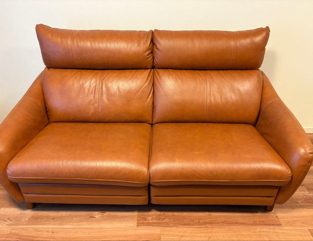 【中古】ヤマダデンキ　3人掛け電動ソファ「YES140003LBR3P」