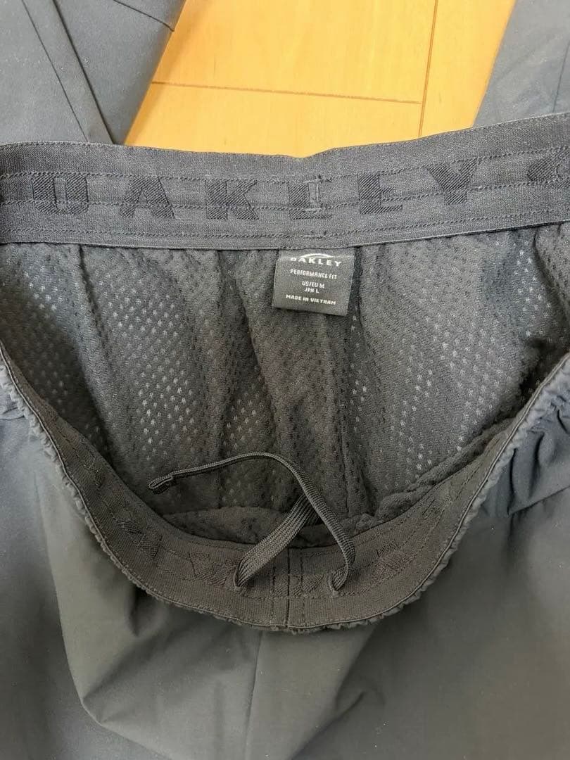 ⭐︎超美品⭐︎OAKLEY ジャージ上下セット ブラック　黒　冬用　Lサイズ