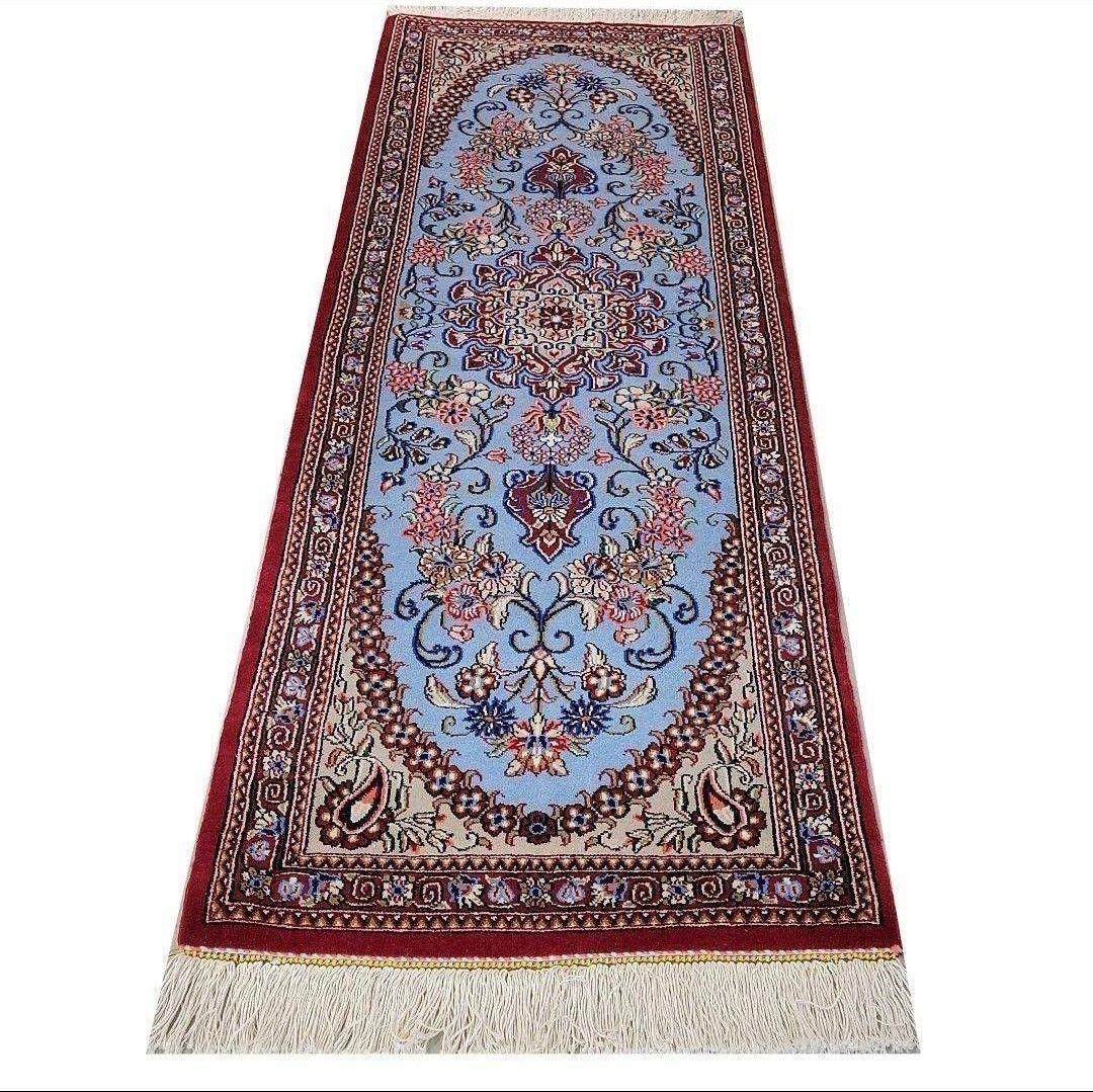 54x160cm廊下敷き(622)マット・クム産・ギャッベ・じゅうたん・ラグ・