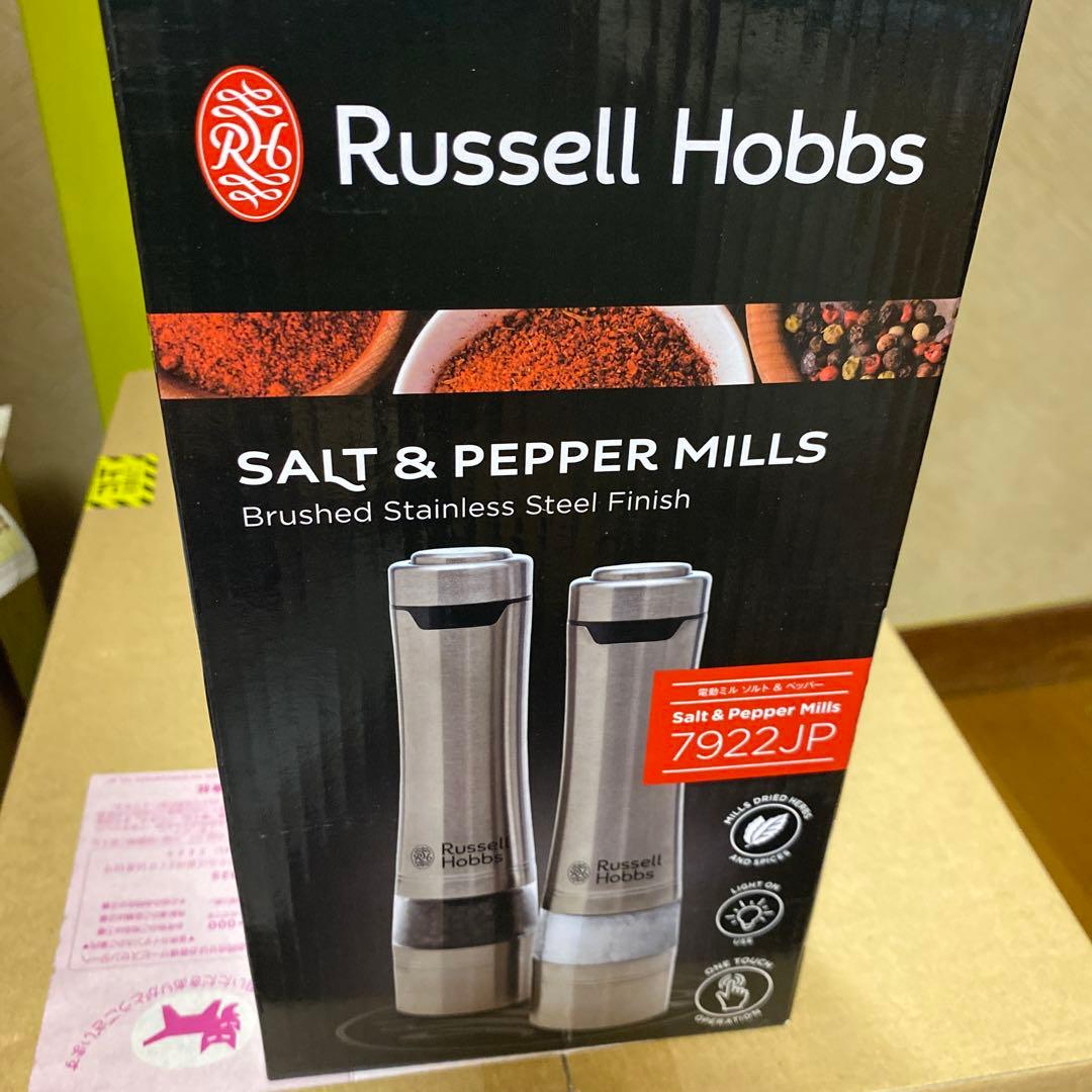 新品ソルト＆ペッパー電動ミル⭐️電池付き