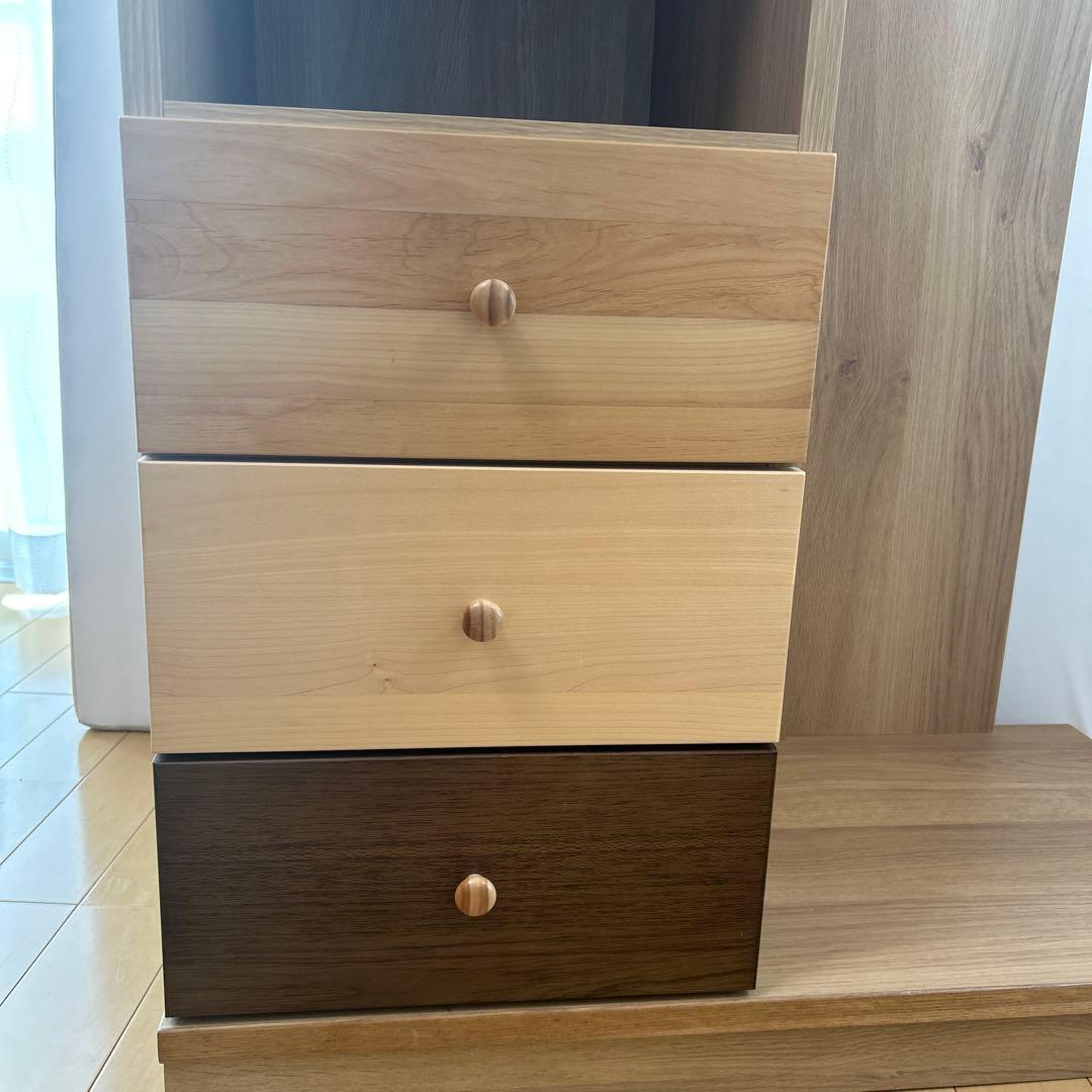 マルヨシ民芸　チェスト　ワードロープ　天然木　ベニー　W895H1425D450