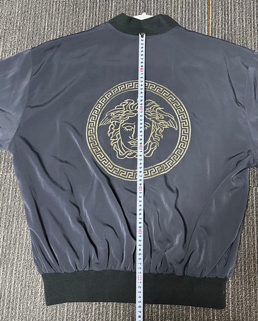 【週末まで値下中】ベルサーチ　ナイロン　ジャケット　リバーシブル　ブルージーンズ