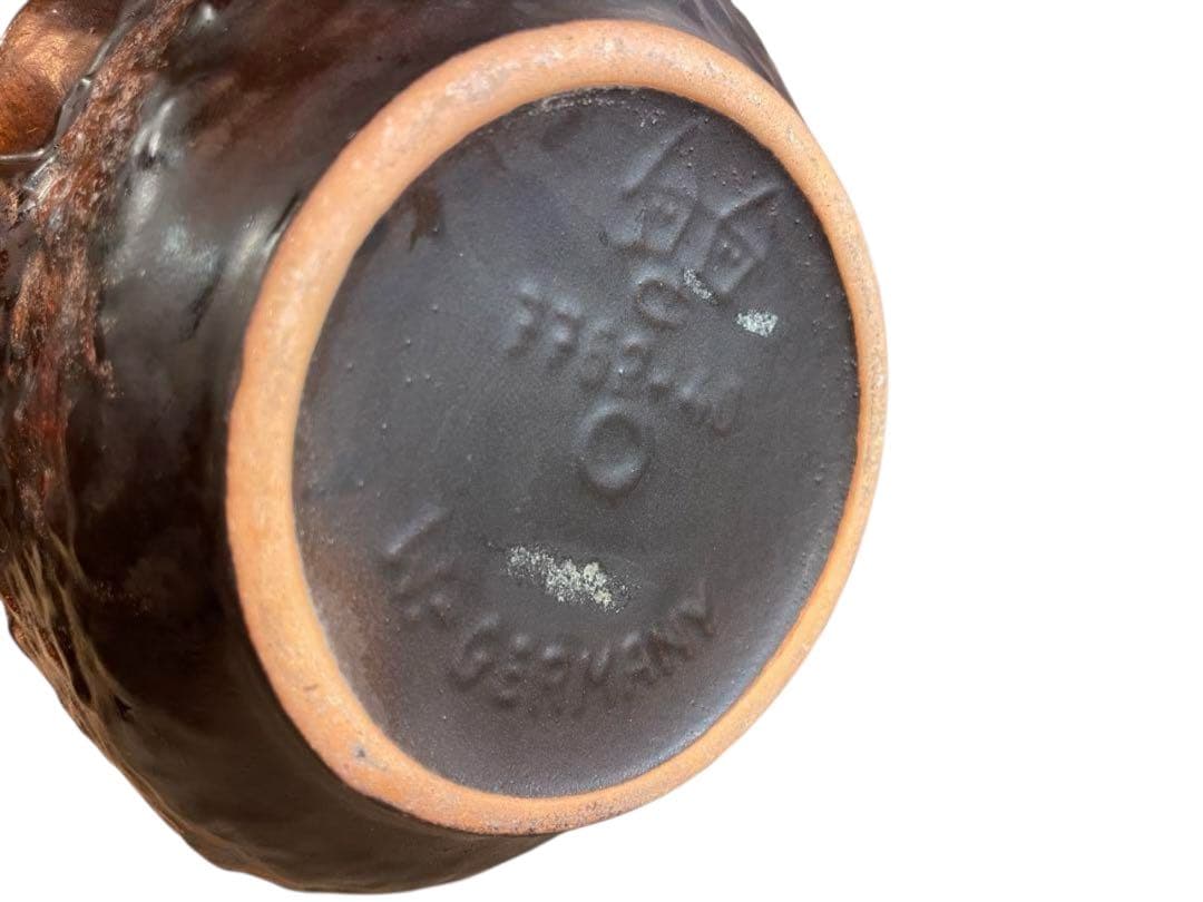 ファットラヴァ Carstens Tönnieshof社 花の浮き彫り 陶器製