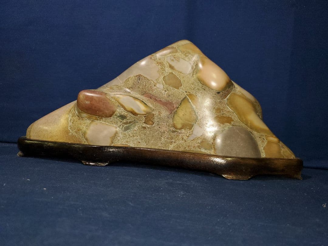 鑑賞石　水石　神山五色