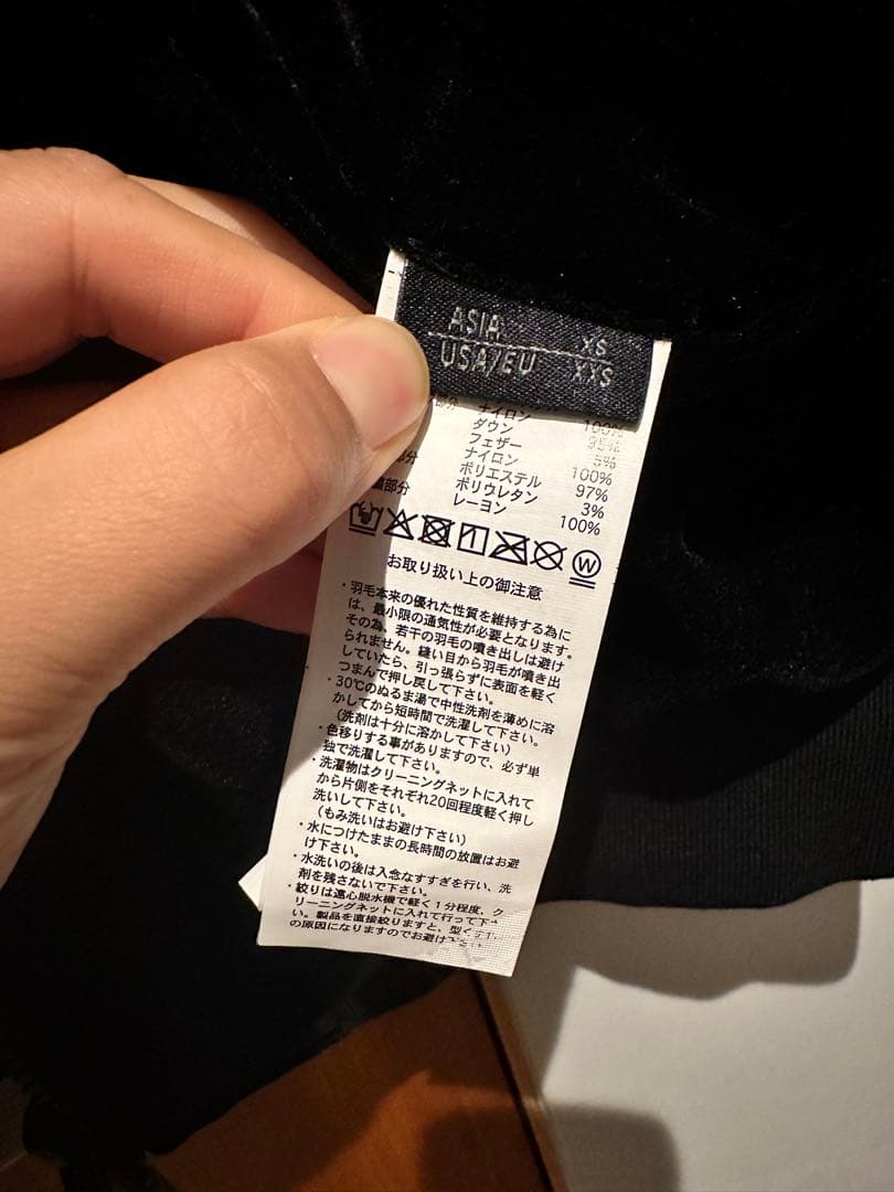 TAION リバーシブルインナーダウン