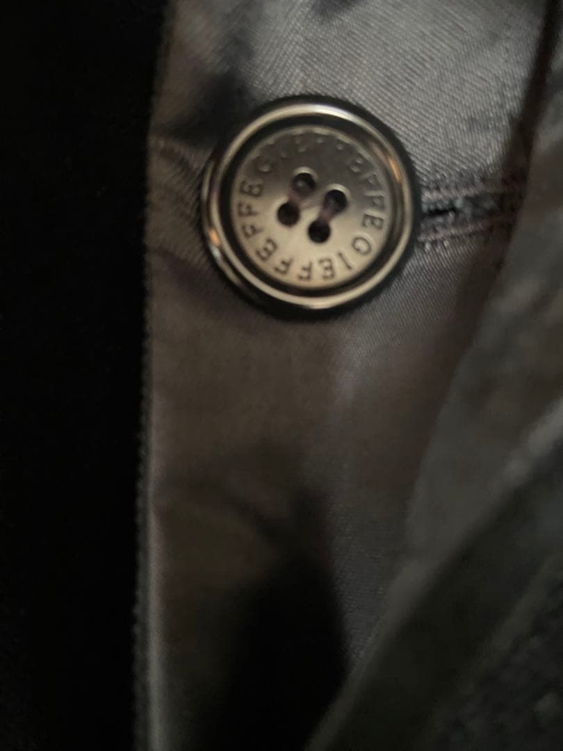 ジャンフランコフェレ★80'Sベロアロングコート ビンテージ FERRE GFF