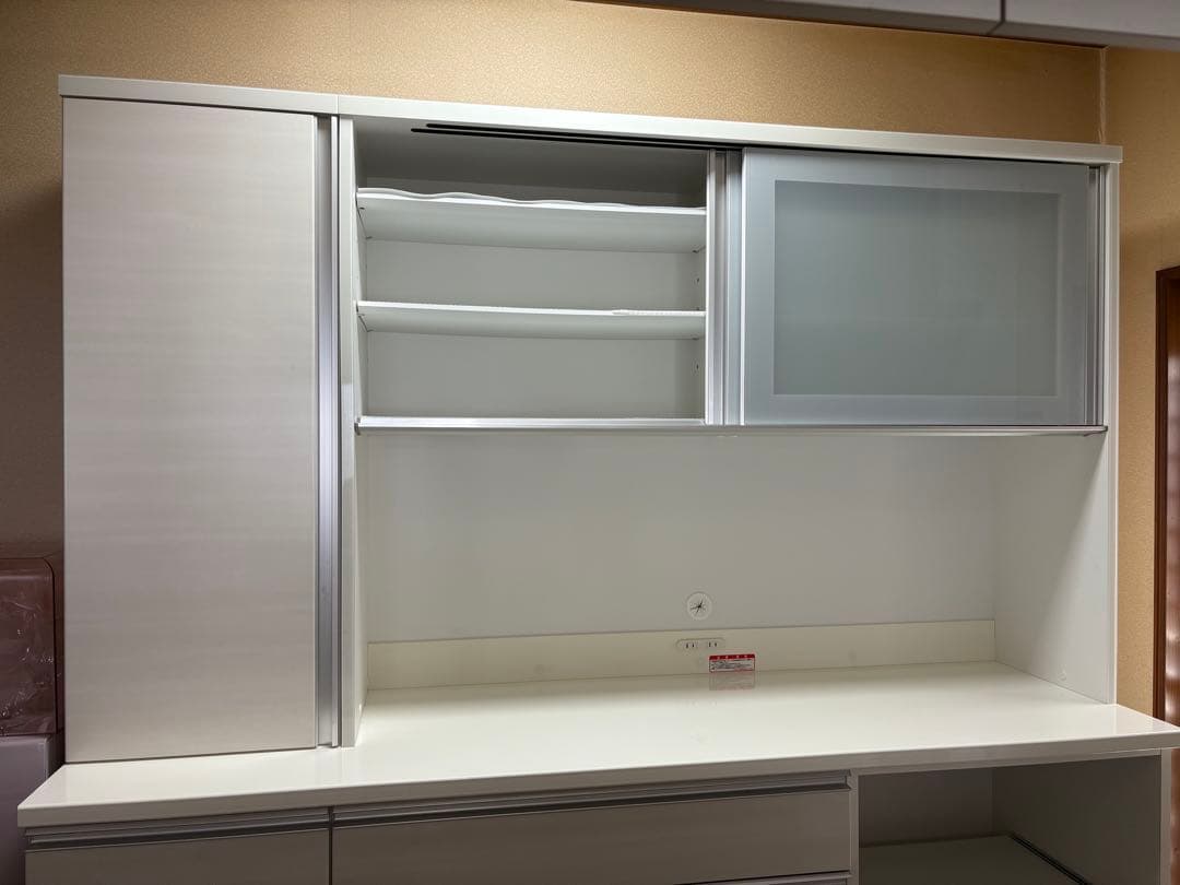 【美品】食器棚180cm 大型　1/8まで