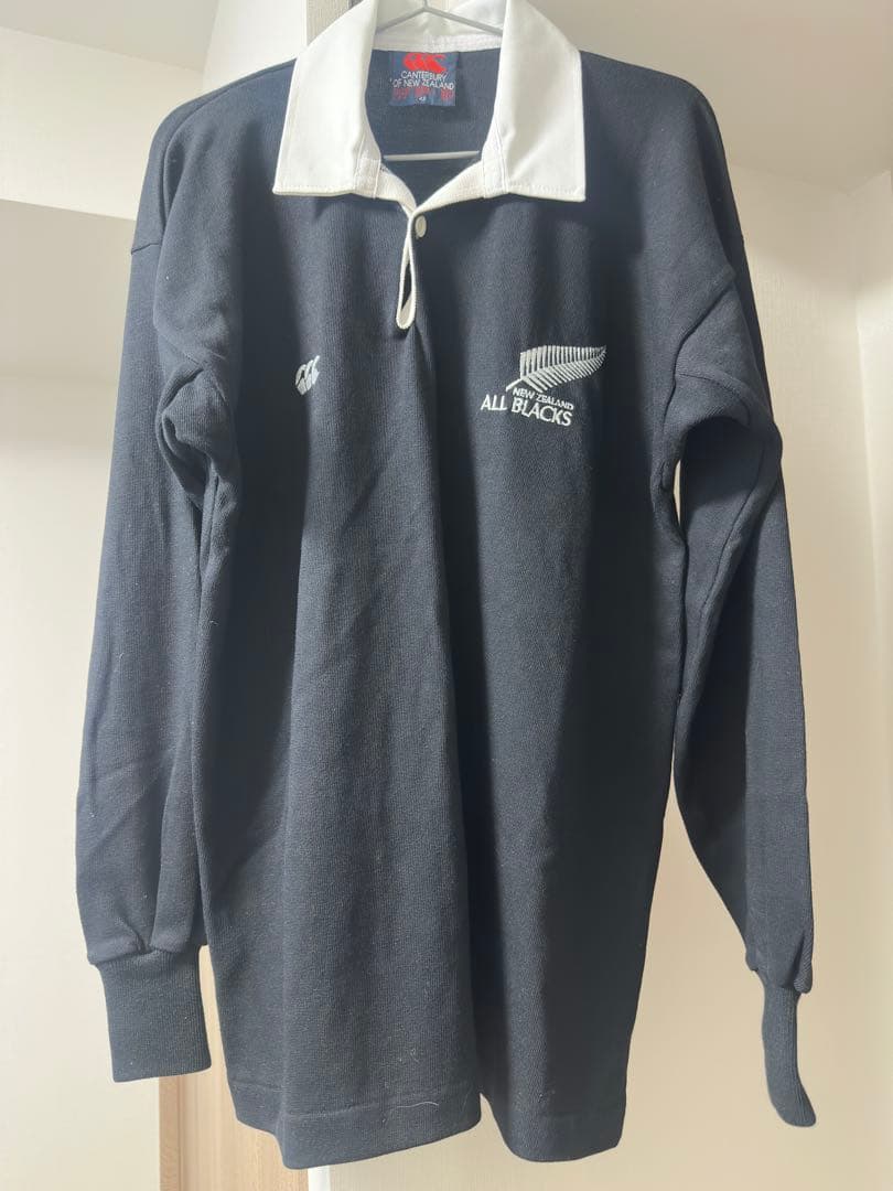 Canterbury ALL BLACKS ラガーシャツ 長袖 USA42
