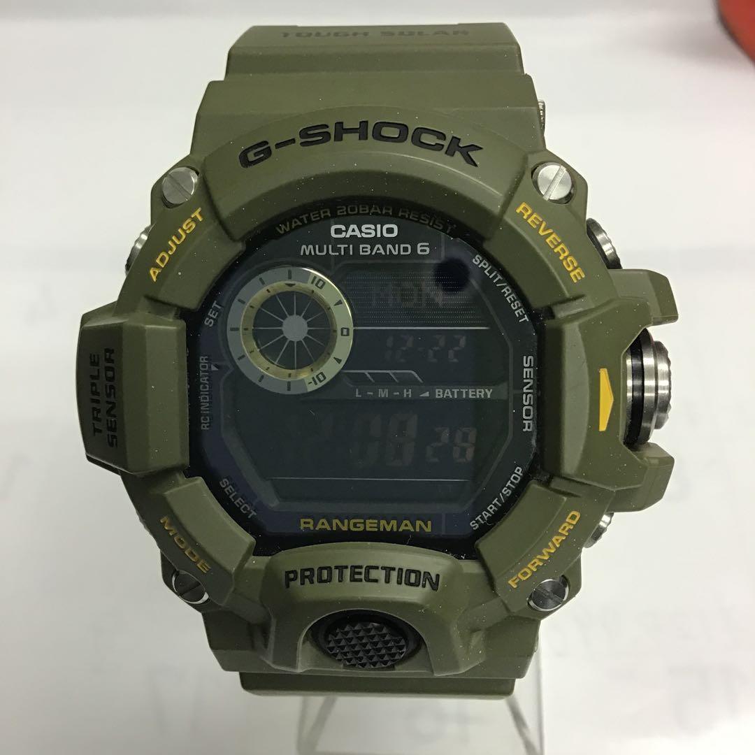 ❣️CASIO カシオ❣️G-SHOCK レンジマン　ソーラー電波オリーブグリーン