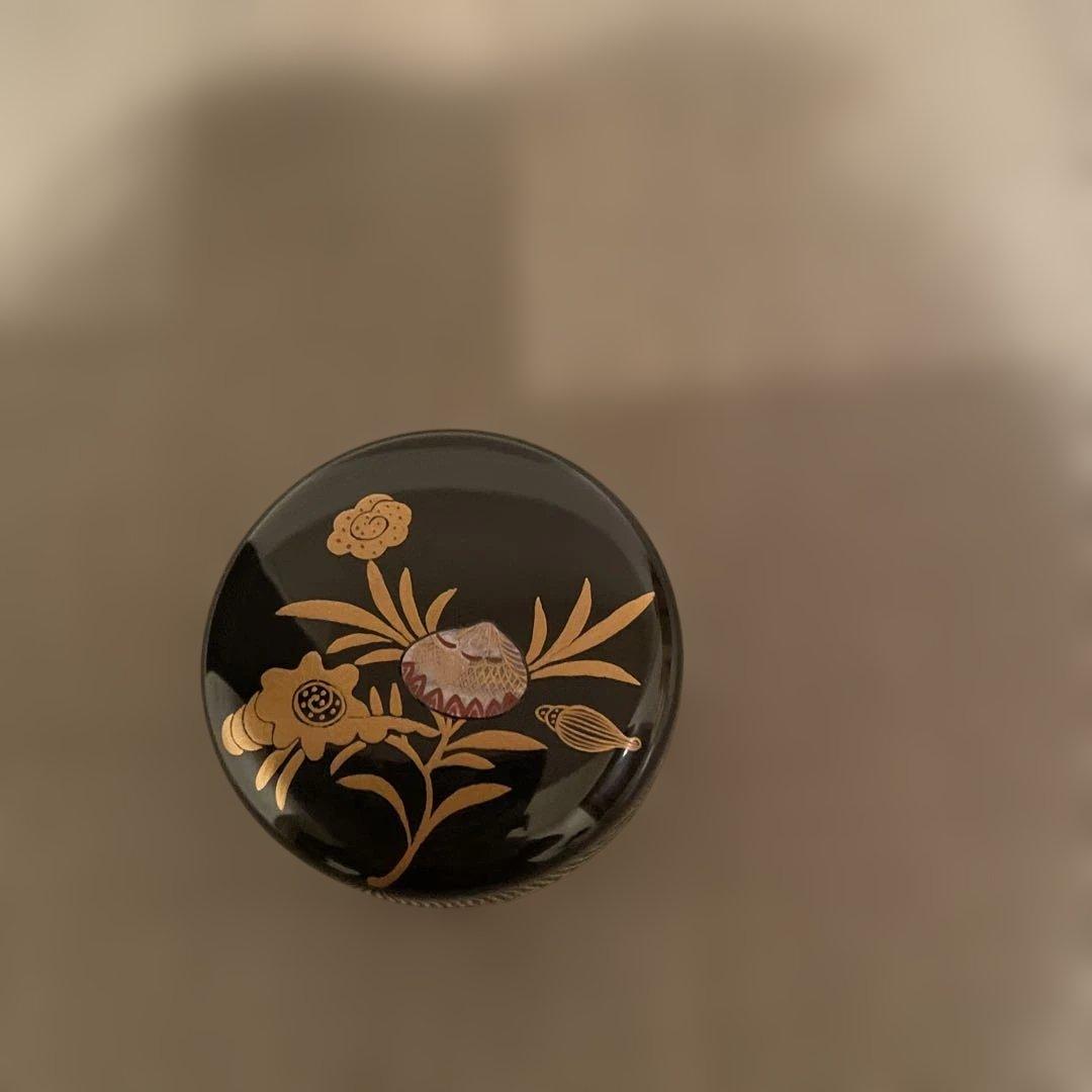 海松貝蒔絵　中棗　平安　鈴木光入