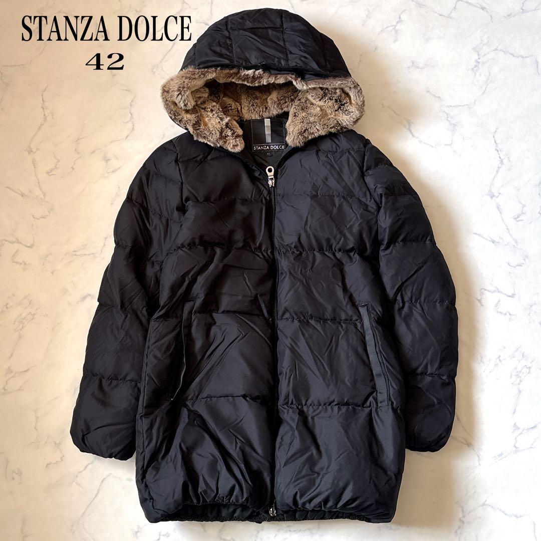 極美品！大きいサイズ【STANZA DOLCE】洗える　フード付きダウンコート