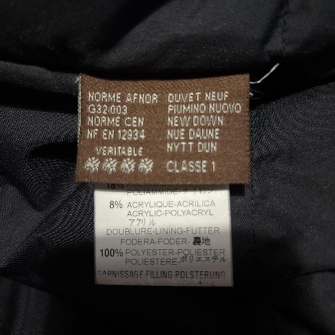 最終値下　MONCLER ステンカラー　ダウンコート　L ブラック 茶タグ