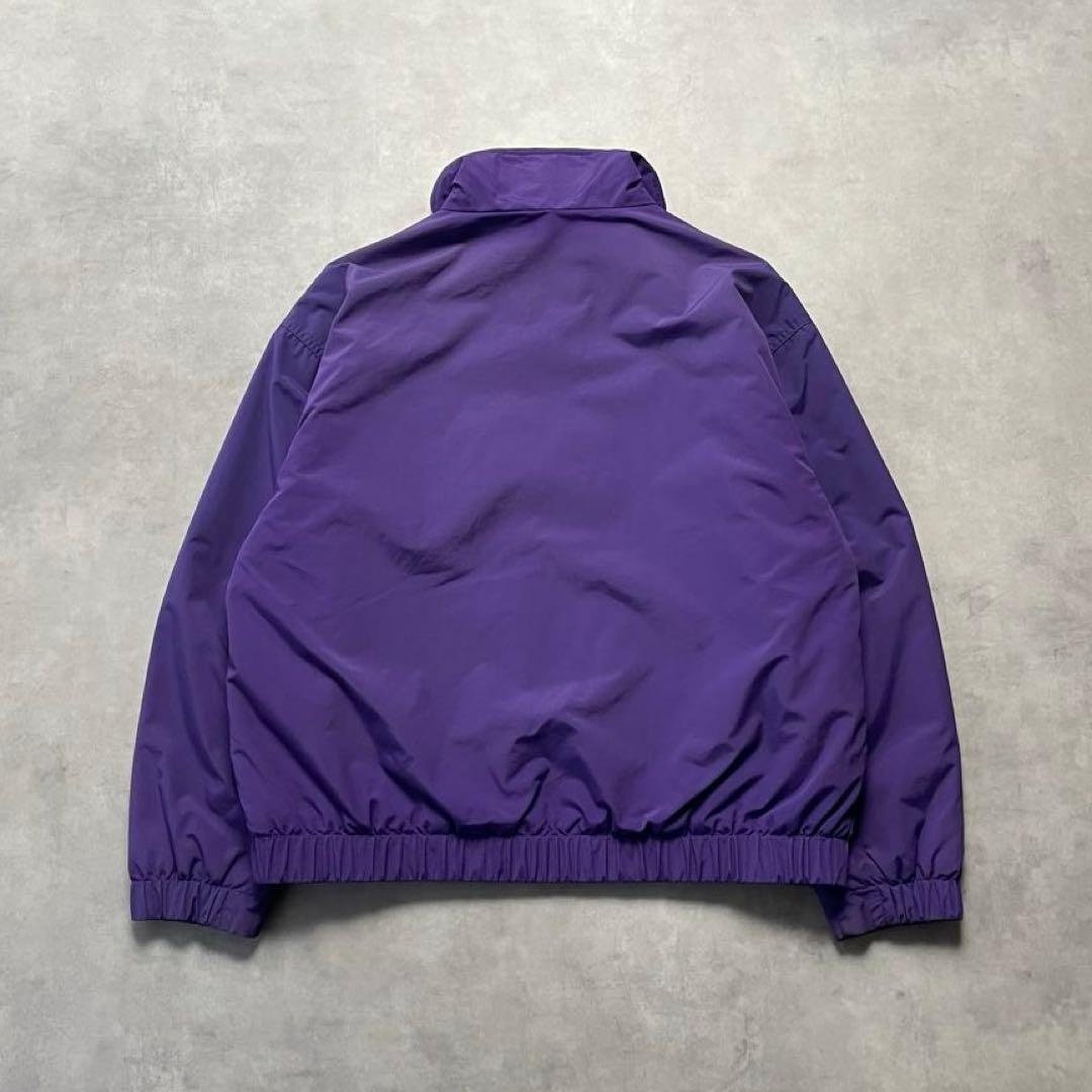 90s Eddie Bauer warm-up jacket purple 短丈