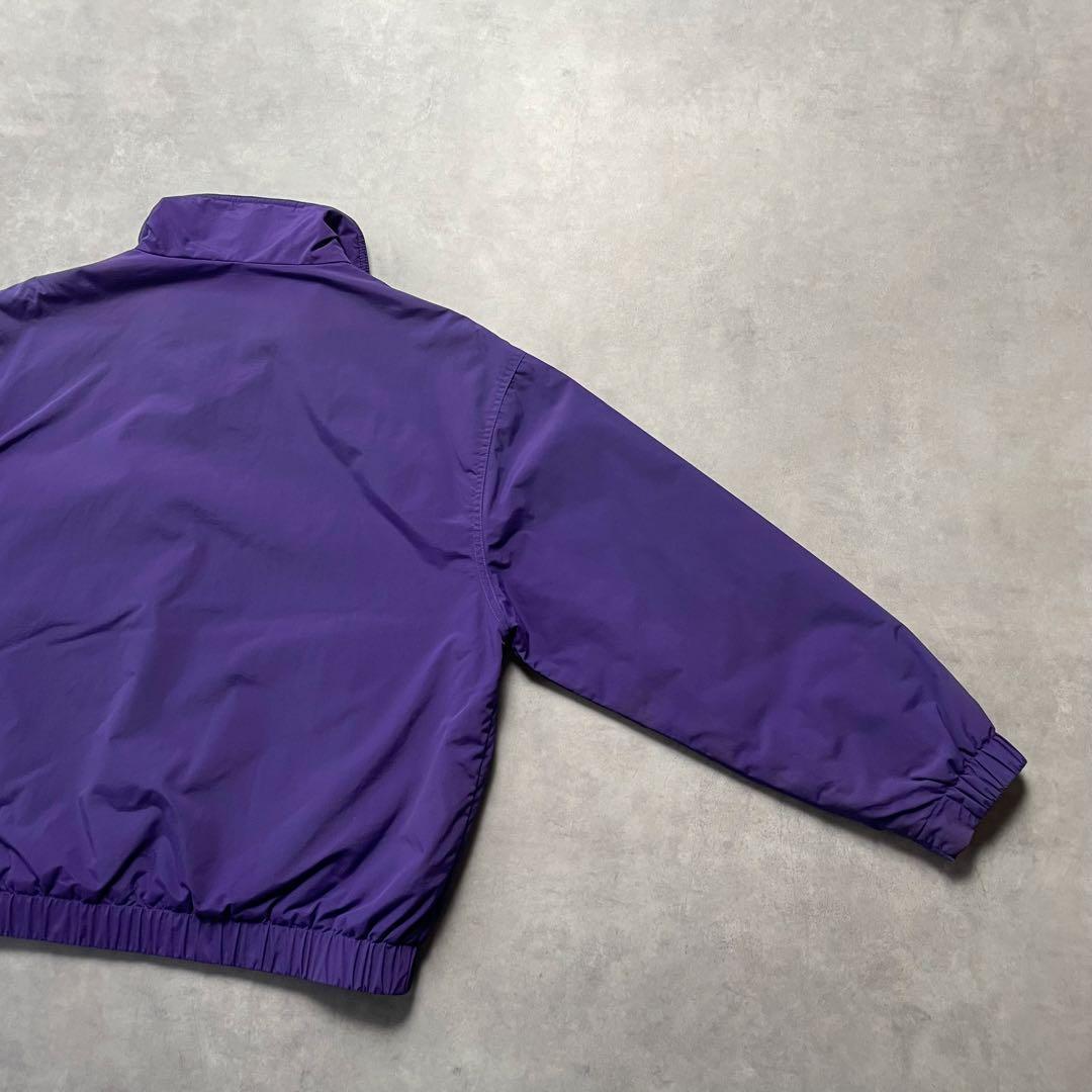 90s Eddie Bauer warm-up jacket purple 短丈