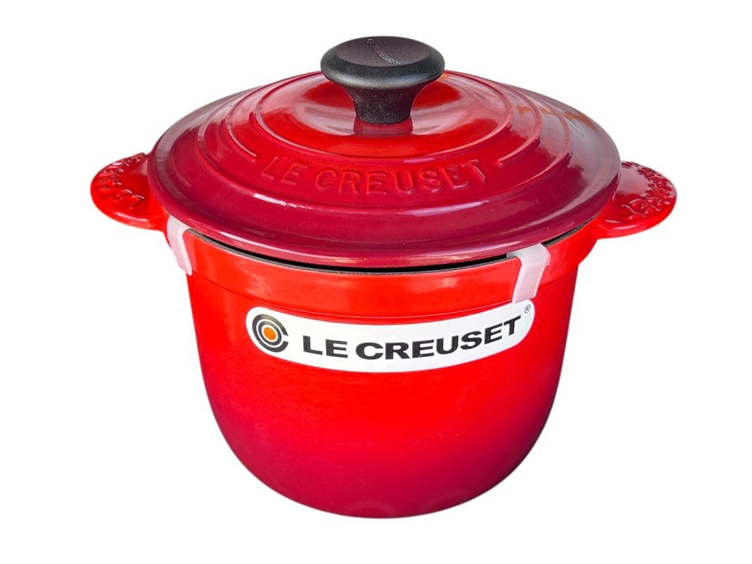 LE CREUSET チェリーレッド 18cm ココット・エブリィ　ルクルーゼ