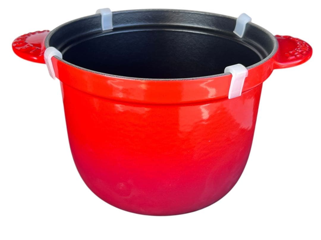 LE CREUSET チェリーレッド 18cm ココット・エブリィ　ルクルーゼ