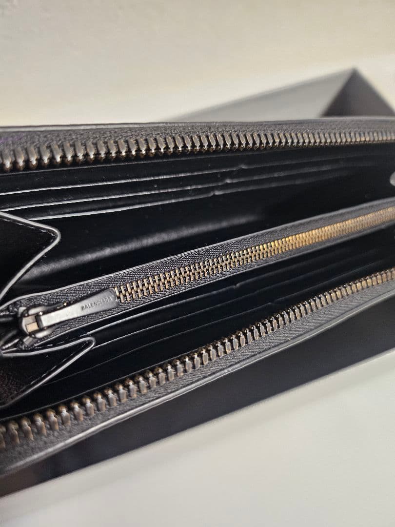 美品 バレンシアガ ネオ クラシック 長財布 コンチネンタルウォレット