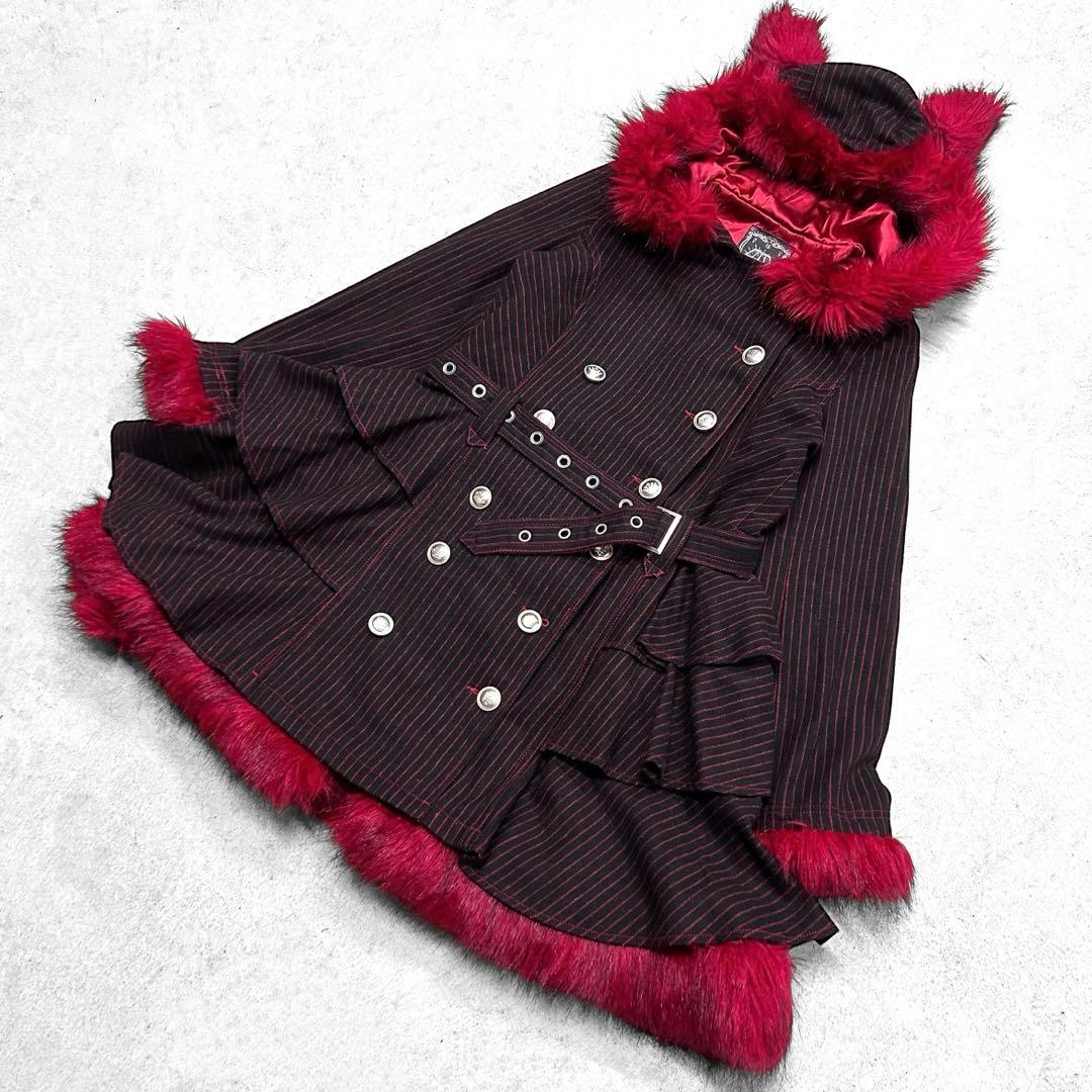 ALGONQUINS アルゴンキン 耳付きコート ブラック ゴスロリ パンク