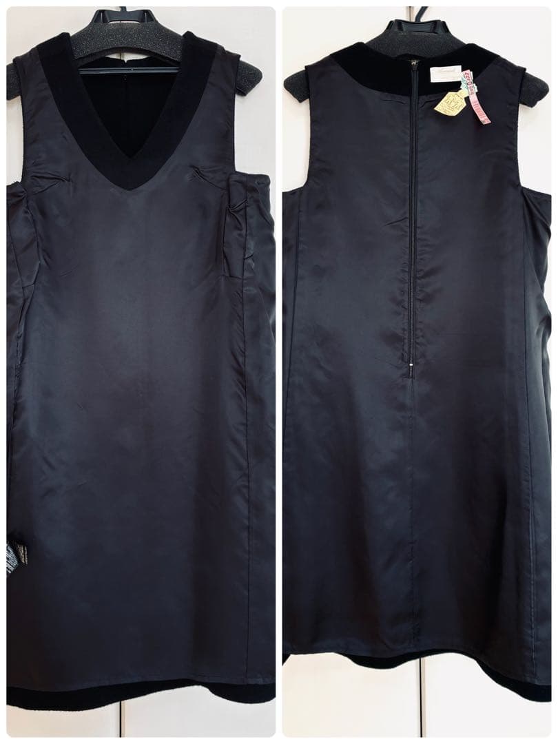 【クリーニング済・美品】アベニールエトワール パールボタンジャンパースカート