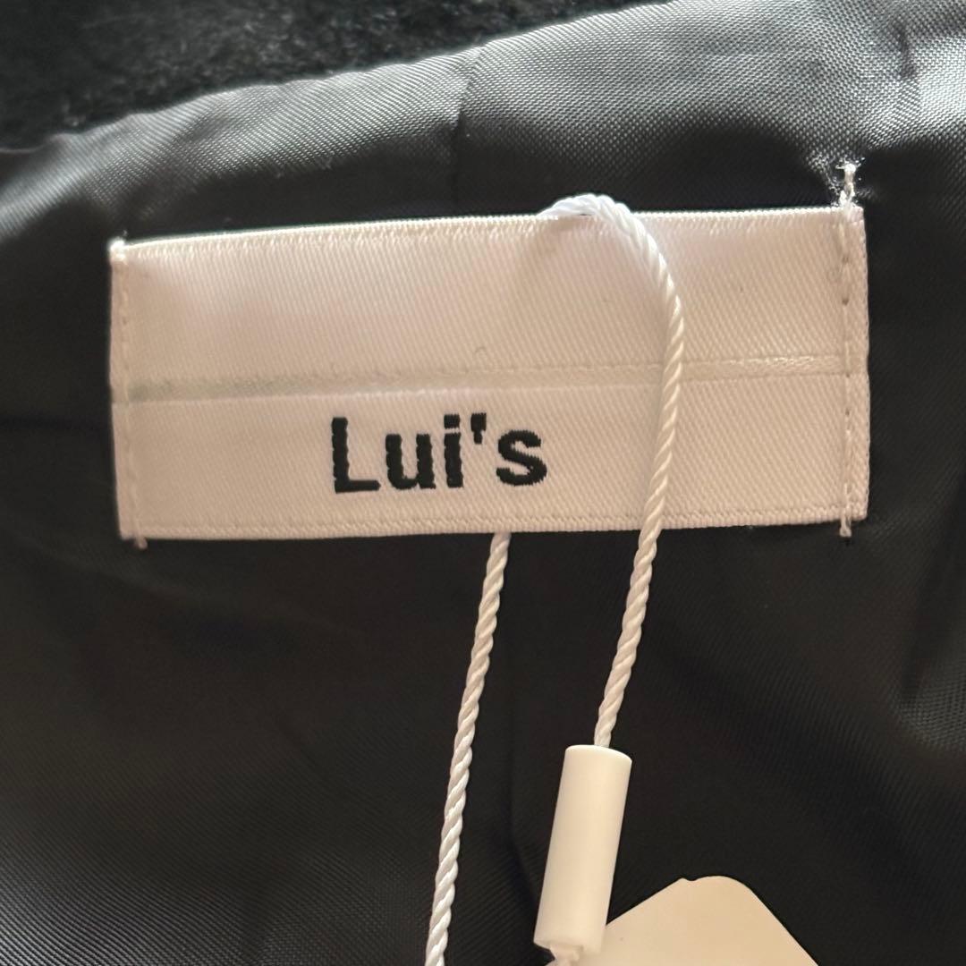 【新品　未使用　タグ付き】Lui's 黒 チェスターコート