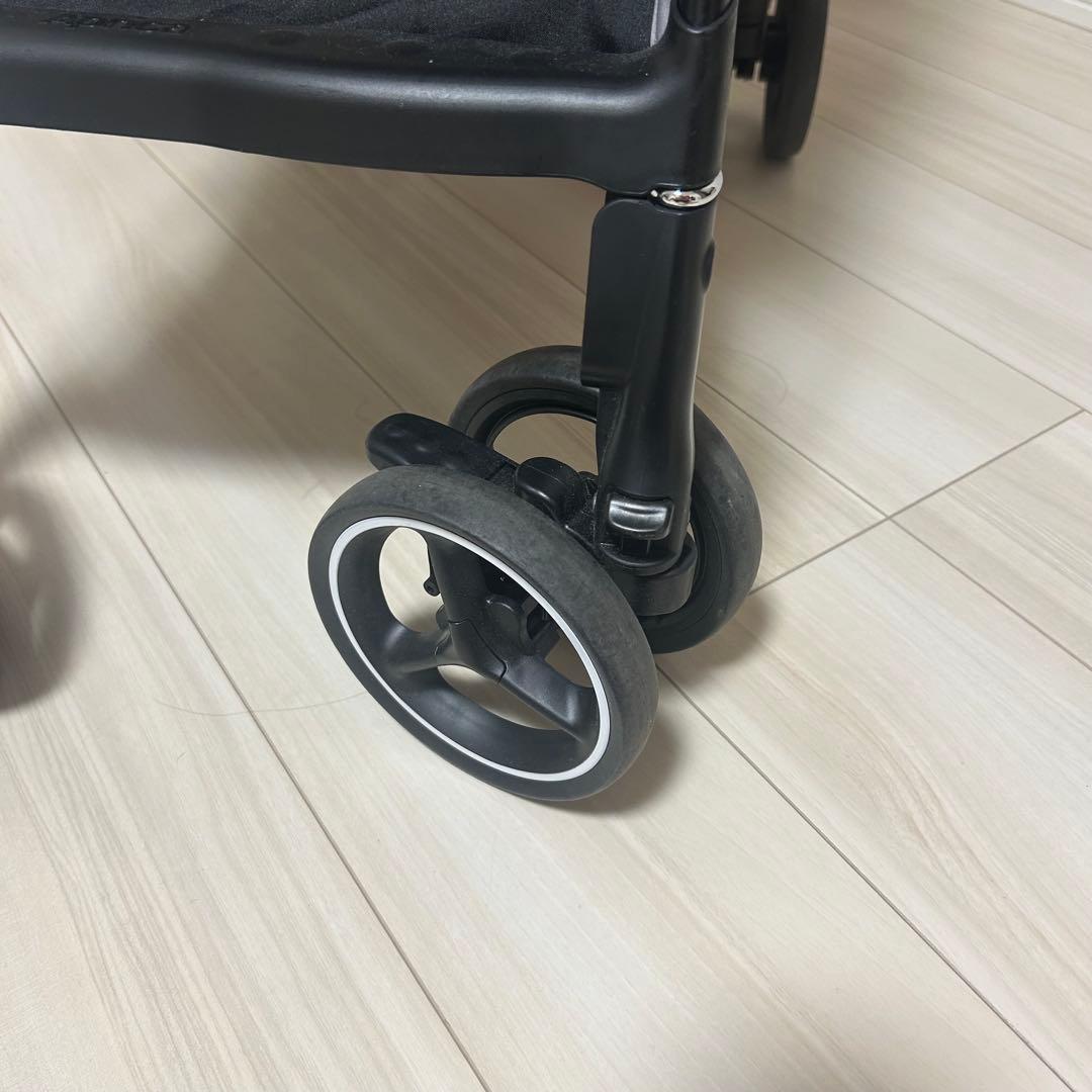 Aprica ベビーカー ブラック　ラクーナエアー　コンパクト