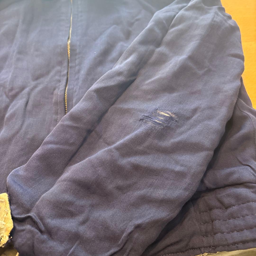 ギャバジャン　カスリ　50s リバーシブル　ジャンク　ヴィンテージ