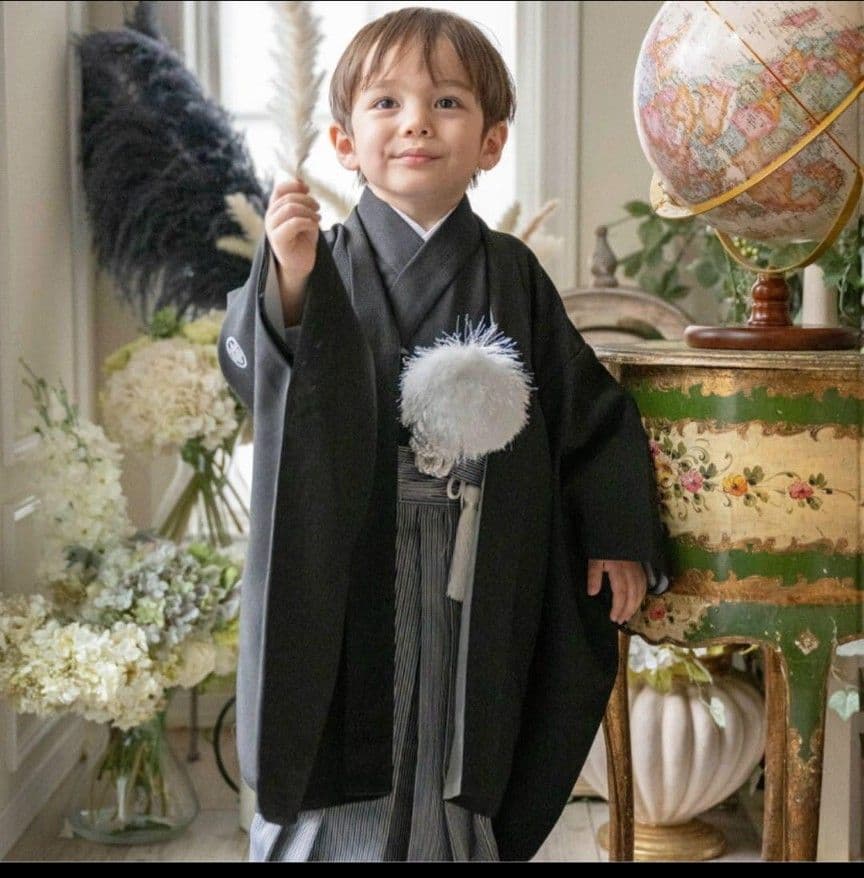 袴 男の子 七五三 着付カンタン羽織袴セット キッズ キャサリンコテージ