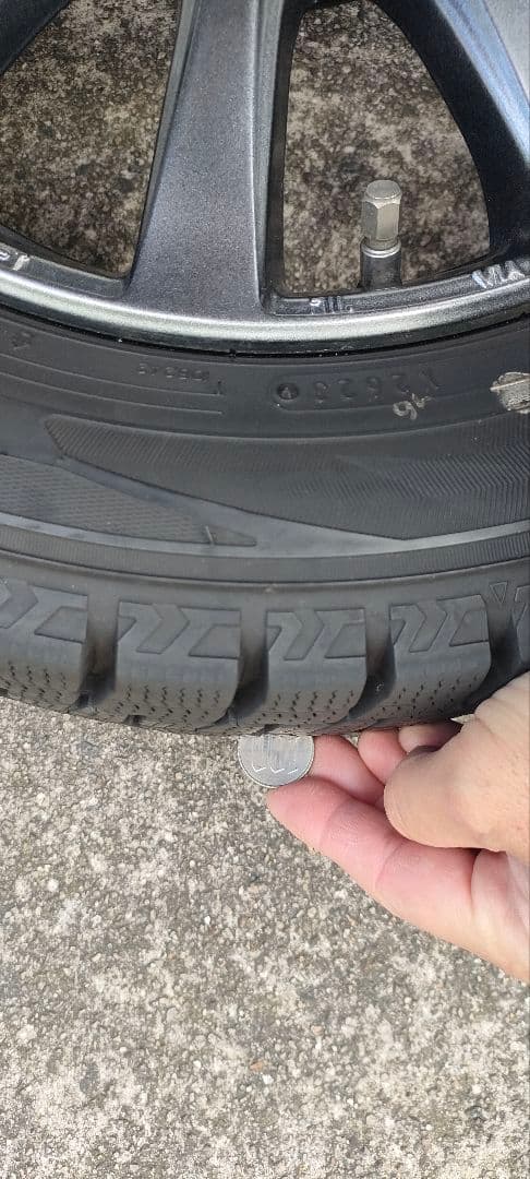 DUNLOP スタッドレスタイヤ 155/65R13 ホイール付き