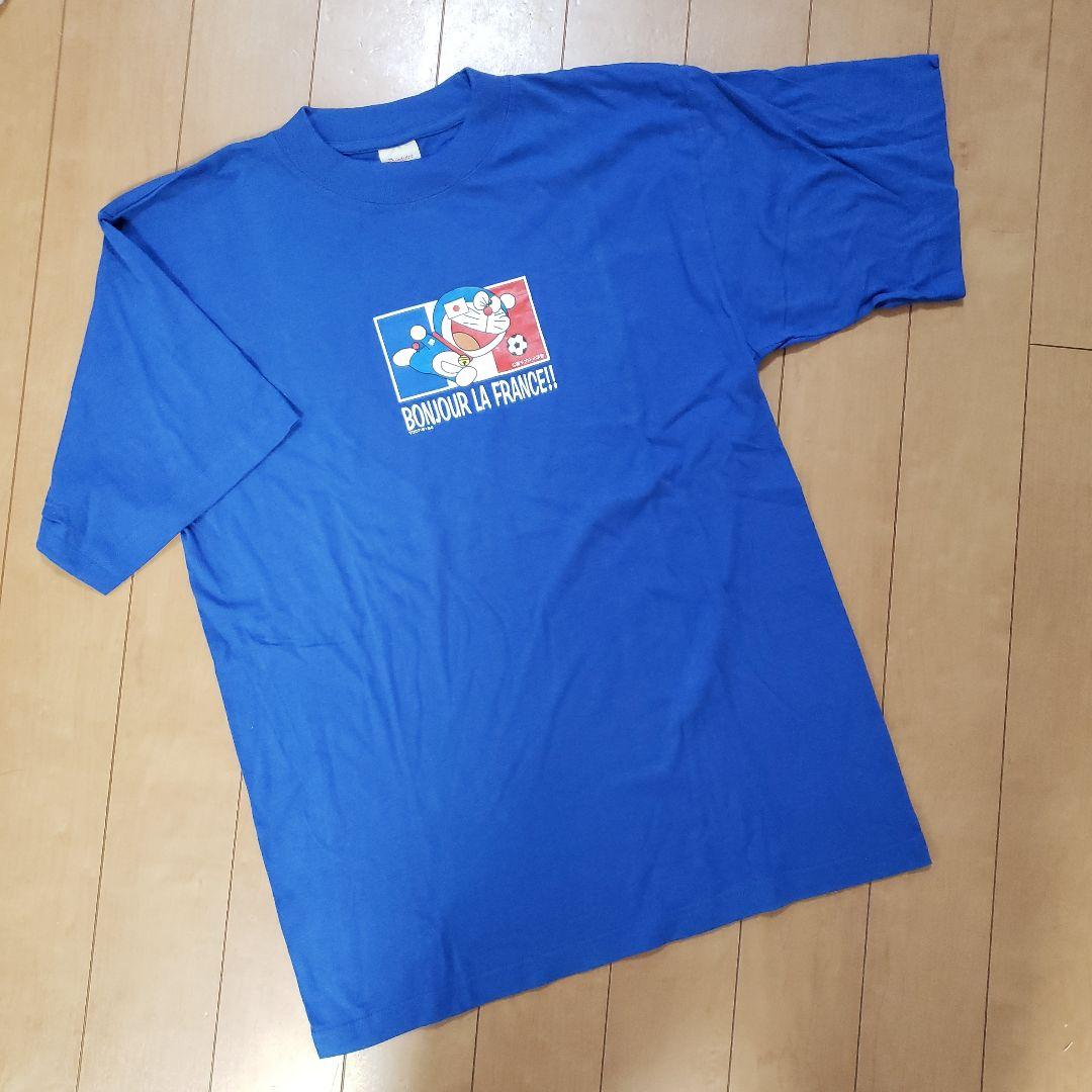 98年フランスW杯 ドラえもん コピーライト tシャツ 　Lサイズ