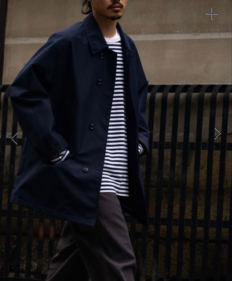 ショートステンカラーコート nanamica Sサイズ