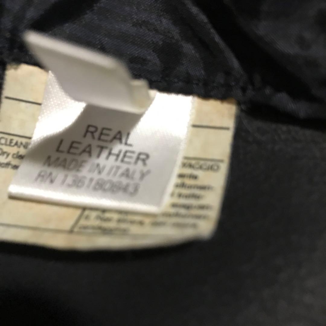 Salvatore Ferragamo ダークブルー スエードジャケット