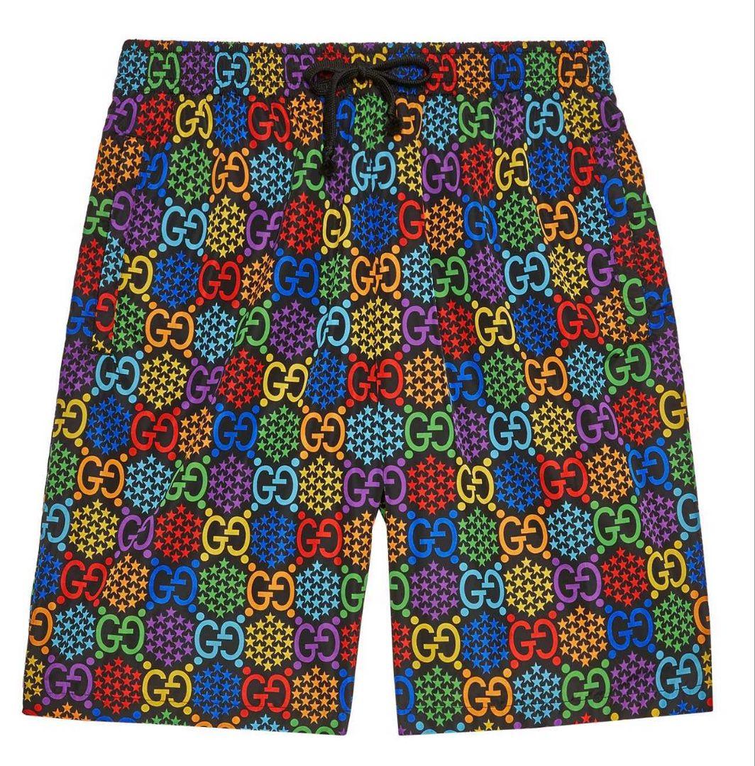 【新品】GUCCI サイケデリック シルクショーツ ハーフパンツ モノグラム