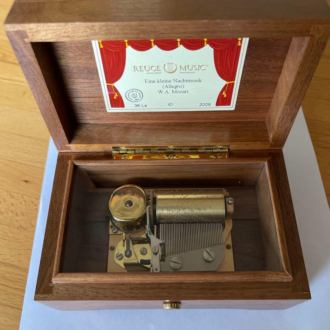 最終値下げ　REUGE MUSIC オルゴール モーツァルト 2009年スイス製