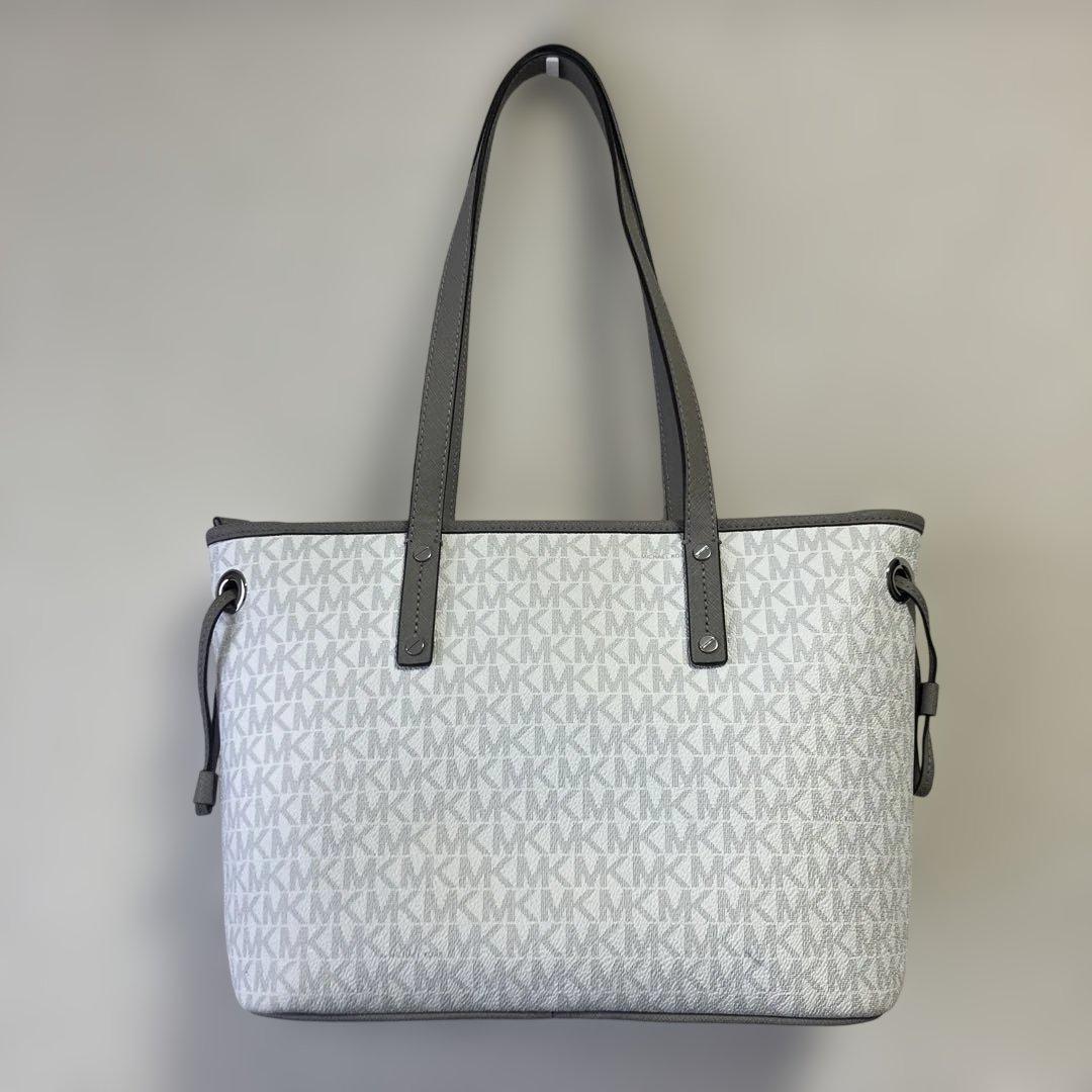 MICHAEL KORS トートバッグ ホワイト/グレー