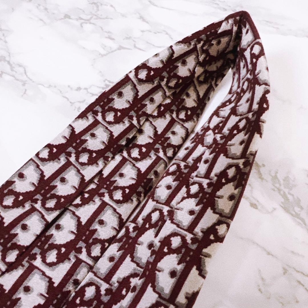 ✨未使用タグ付き✨クリスチャンディオール　オブリーク　トロッター　ネクタイ①