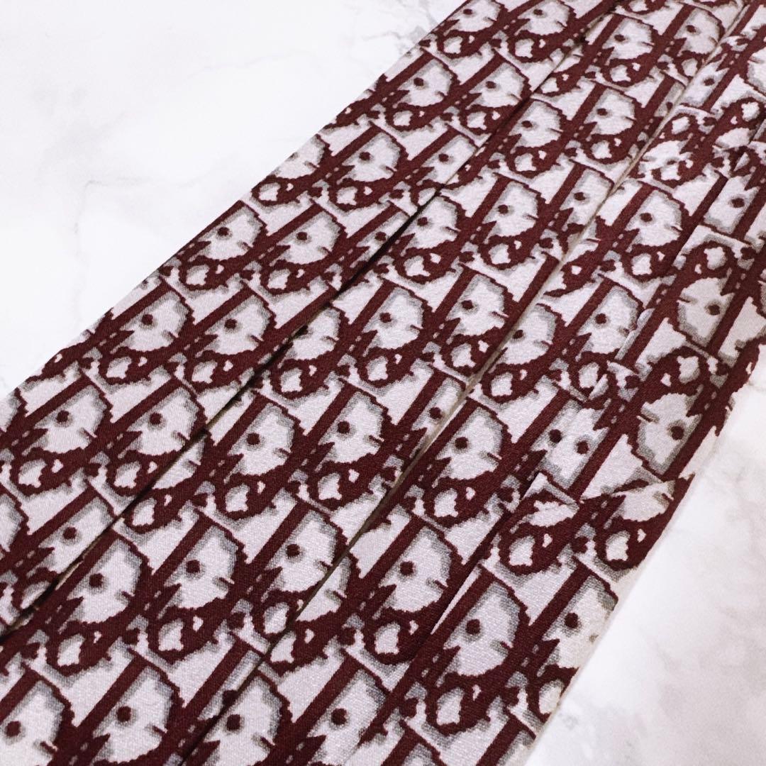 ✨未使用タグ付き✨クリスチャンディオール　オブリーク　トロッター　ネクタイ①